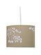 Gallis Flower Pendant Light Brown 35x25cm