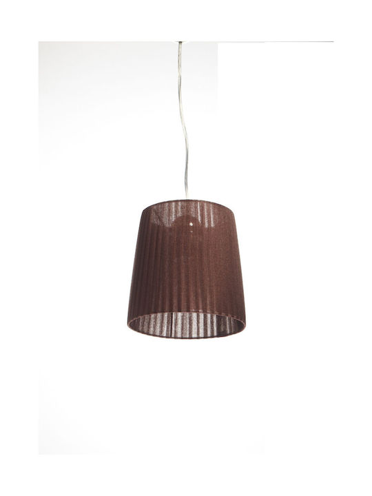 Gallis Joanna Pendant Light Brown with Socket E...
