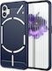 Mad Mask Brushed Back Cover Silicon Albastru (Nothing Phone 1)