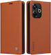 Yikatu Book Synthetic Leather / Silicone Brown (Redmi 13 / Poco M6 4G)