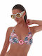 Bikini Τριγωνάκι B Cup με Ενίσχυση Blue