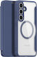 Dux Ducis Skin X Pro Series Buchen Sie Synthetisches Leder / Silikon Blau (Galaxy S25)