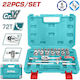 Total Set Ratchet 3\8" 22pcs