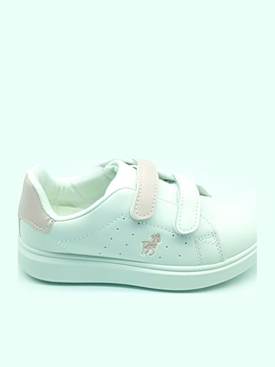 Kids Sneakers with Scratch White