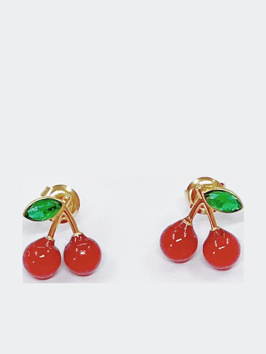 Earrings made of Steel Gold Plated
