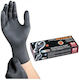 PG Gloves for Work Disposable Black Nitrile 50pcs