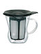 Hario Teapot with Filter Glass Black 200ml