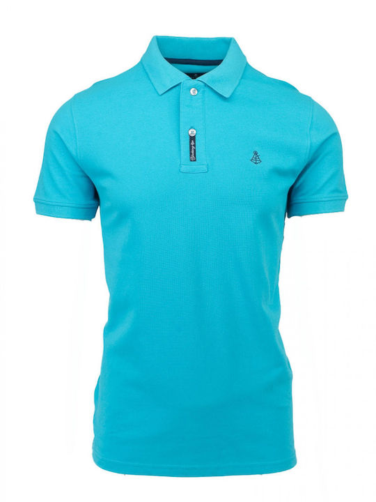 Explorer Polo Μπλούζα Κοντομάνικη Τιρκουάζ