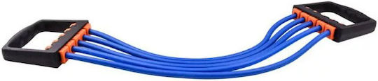5-Strang-Widerstandsband Siks Gym-Workouts Gummi Blau