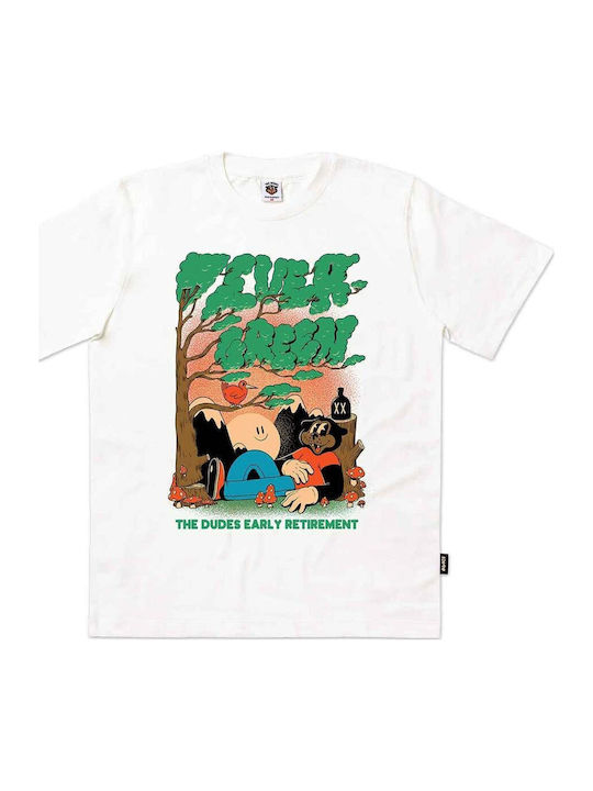 T-shirt Evergreen Off White