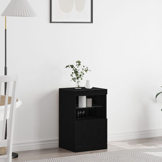 Мебели за съхранение дървен с чекмеджета Black Oak 41x37x67см