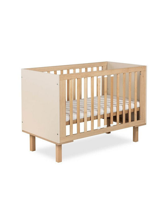 Klups Βρεφική Κούνια Καφέ για Στρώμα 60x120cm