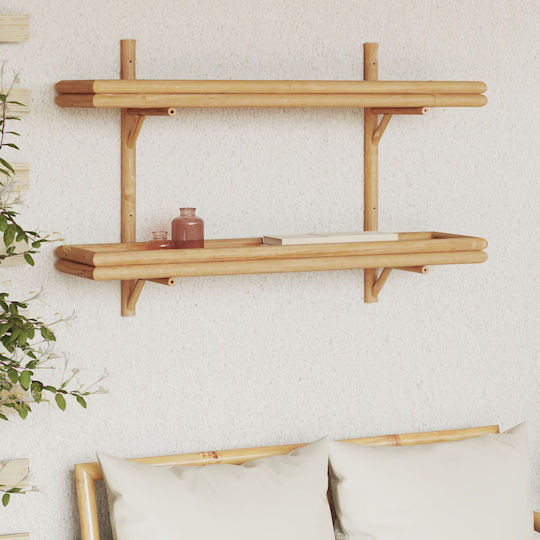 Shelf Wall 100x26x60cm Bamboo