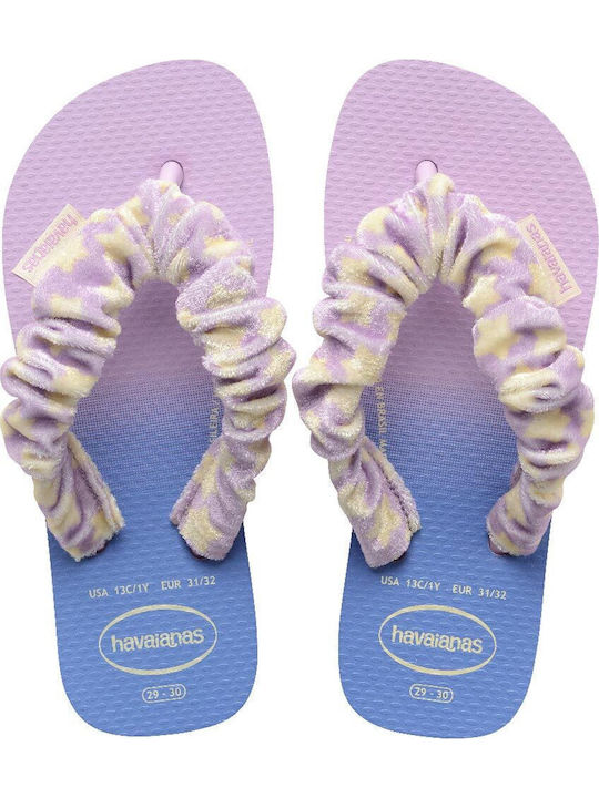 Havaianas Kids' Flip Flops Purple Fantasy
