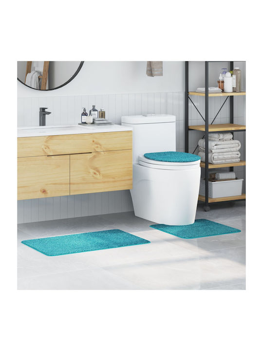 vidaXL Non-Slip Bath Mats Set Microfiber 401987...