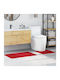 vidaXL Non-Slip Bath Mats Set Cotton 4019858 Red 2pcs