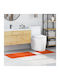 vidaXL Non-Slip Bath Mats Set Cotton 4019861 Orange 2pcs
