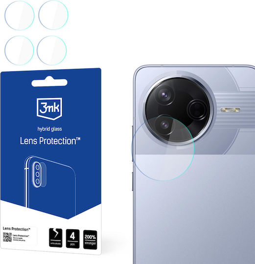 3MK Lens Protection Handy-Kameraschutz Membrane Transparent für das Poco F7 Pro
