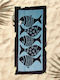 Fish Prosop De Plajă Bumbac Albastru Deschis 170x90cm
