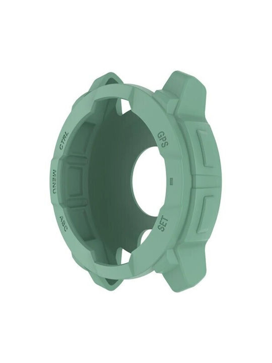 Protective Cover Carcasă de Silicon în culoarea Verde pentru Garmin Instinct 3