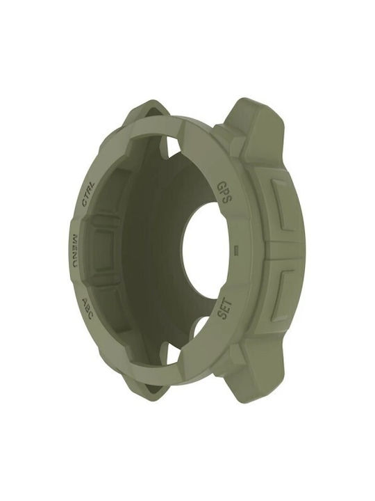 Protective Cover Силиконов Калъф в Зелен цвят за Garmin Instinct 3