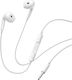Baseus Encok Hz19 In-ear Handsfree Headphones with Connector 3.5mm White