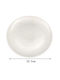 Galifas Serving Platter made of Porcelain White with Diameter 33.5cm