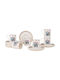Hermia Set Căni Maro Din porțelan Multicolore 90ml 12buc