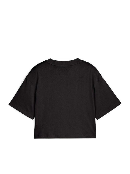 PUMA Детска тениска Black-white