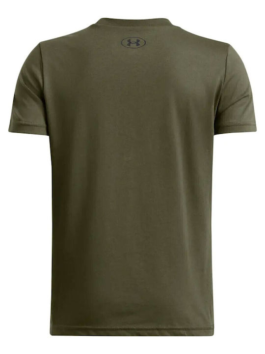 Under Armour Kids' T-shirt Khaki, Gray, Black L...