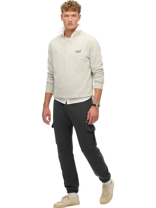 Cargo Παντελόνι Φόρμας με Λάστιχο Washed Black