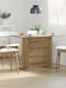 Table Dining Room Wooden Oak 110x60x75cm