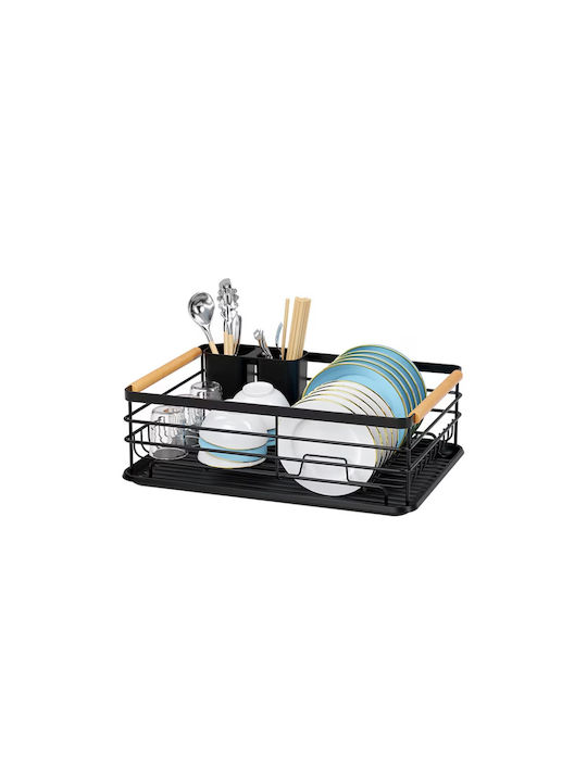 Livit Scurgător De Chiuvetă Metalic Negru 43x32x14cm