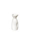 Espiel Decorative Vase Siders Ecru 5x5x12cm