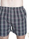 Herren Boxershorts Coffee Kariert 1Packung