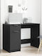 Schreibtisch Holz Black 100x50x75cm