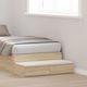 vidaXL Bed Drawer made of Wood Oaks 80x36.5x16.5cm