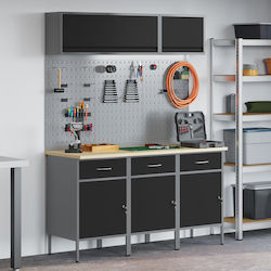 vidaXL Πάγκος Εργασίας Αντοχής 150kg 55x200x150...