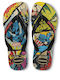 Top Marvel Classics Men's Flip Flops Black