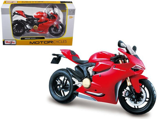 Maisto Modeling Figure Motorbike Red in Scale 1:12