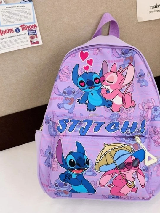 Stitch Ghiozdan Școlar De Spate Grădinița Lila