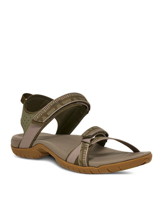 Teva Verra Γυναικεία Σανδάλια Sporty Χακί