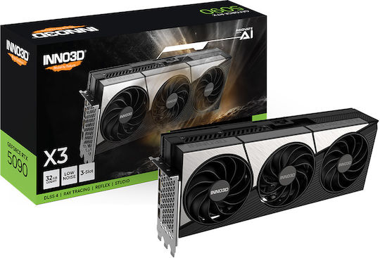 Inno 3D GeForce RTX 5090 32GB GDDR7 X3 Κάρτα Γραφικών