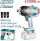 Total Brushless Impact Wrench Battery 20V Solo ...