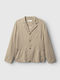 Дълъг Ръкав Лен Overshirt Пясъчен