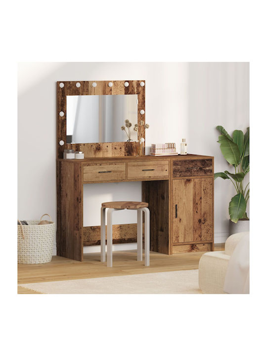 Floor-Standing Bedroom Makeup Dressing Table Wo...