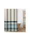 Guy Laroche Santiago Shower Curtain 180x185cm Denim