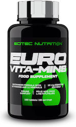Scitec Nutrition Euro Vita Mins Мултивитамини 120 Таблетки Scitec Nutrition Euro Vita Mins Мултивитамини 120 Таблетки
