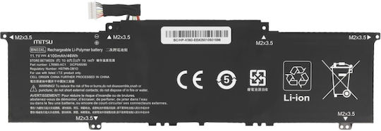 Mitsu Compatible Battery for HP Envy / Pavilion with 4100mAh