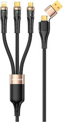 Awei USB към Type-C / Lightning Кабел 1.5м CL-228